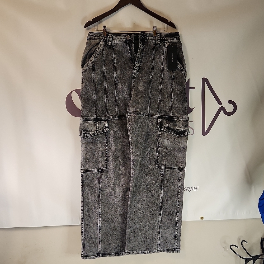 American Bazi Black and White Denim